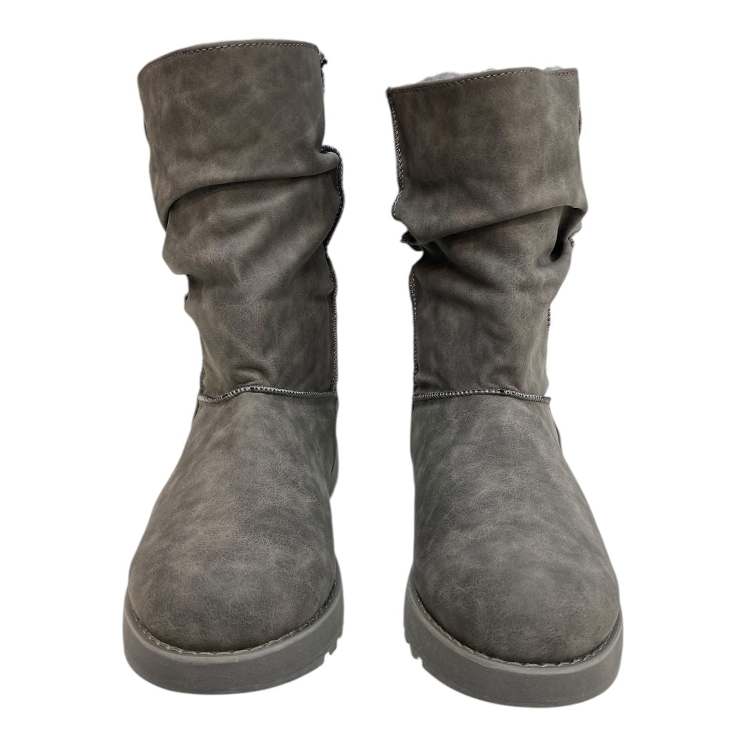 Boots Snow By Skechers In Grey, Size:8.5