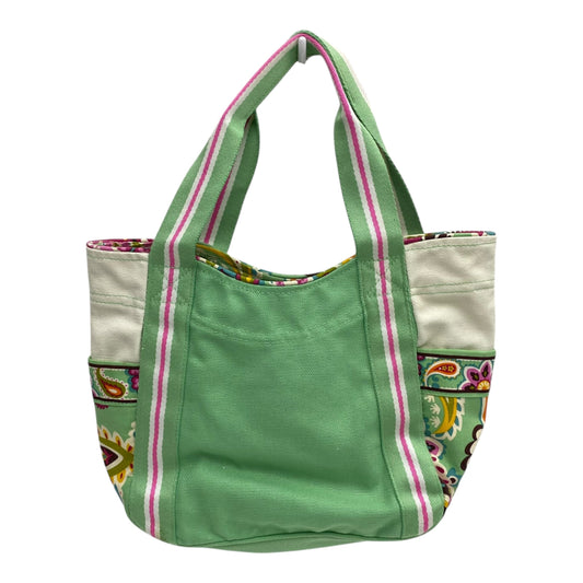 Handbag By Vera Bradley In Green, Size:Small