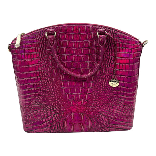 Handbag Designer By Brahmin In Pink, Size:Large