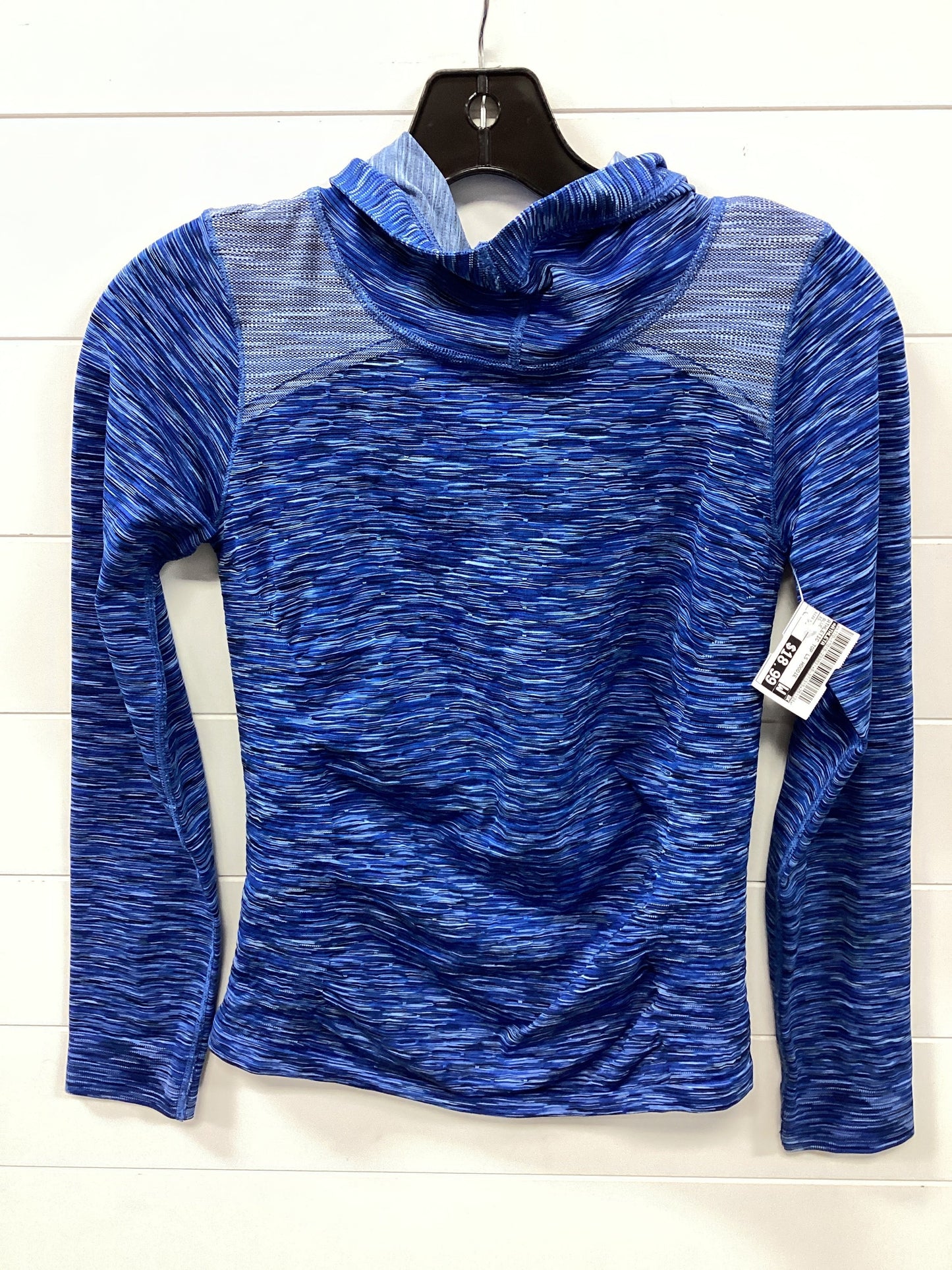 Athletic Top Ls Hoodie By Athleta In Blue, Size:Xs