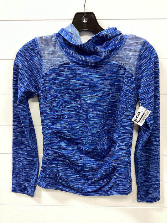 Athletic Top Ls Hoodie By Athleta In Blue, Size:Xs