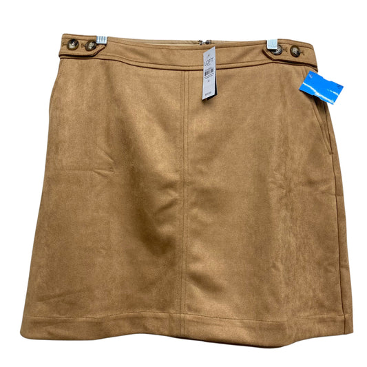Skirt Mini & Short By Loft In Brown, Size:10