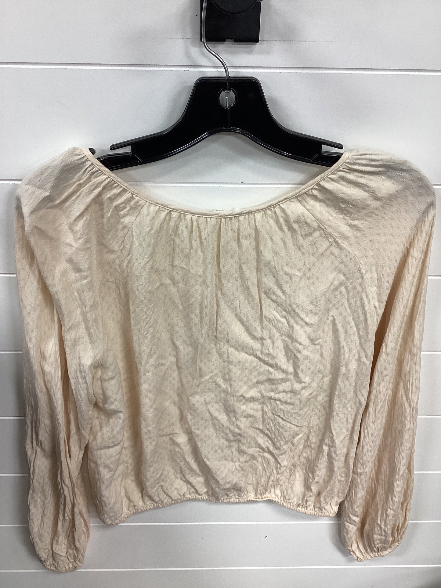 Top Ls By Cmc In Cream, Size:Xs