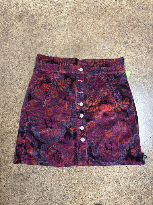 Skirt Mini & Short By Pilcro In Purple, Size:14