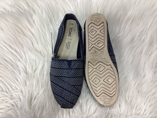 Shoes Flats By Toms In Navy, Size:6.5