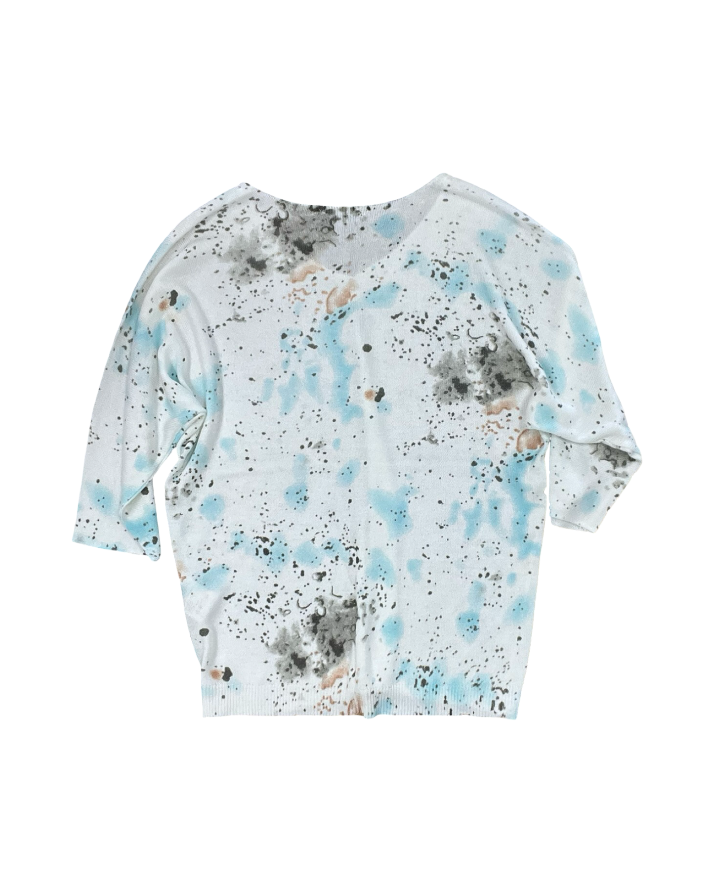 Top 3/4 Sleeve By Charlie B In Cream, Size:M