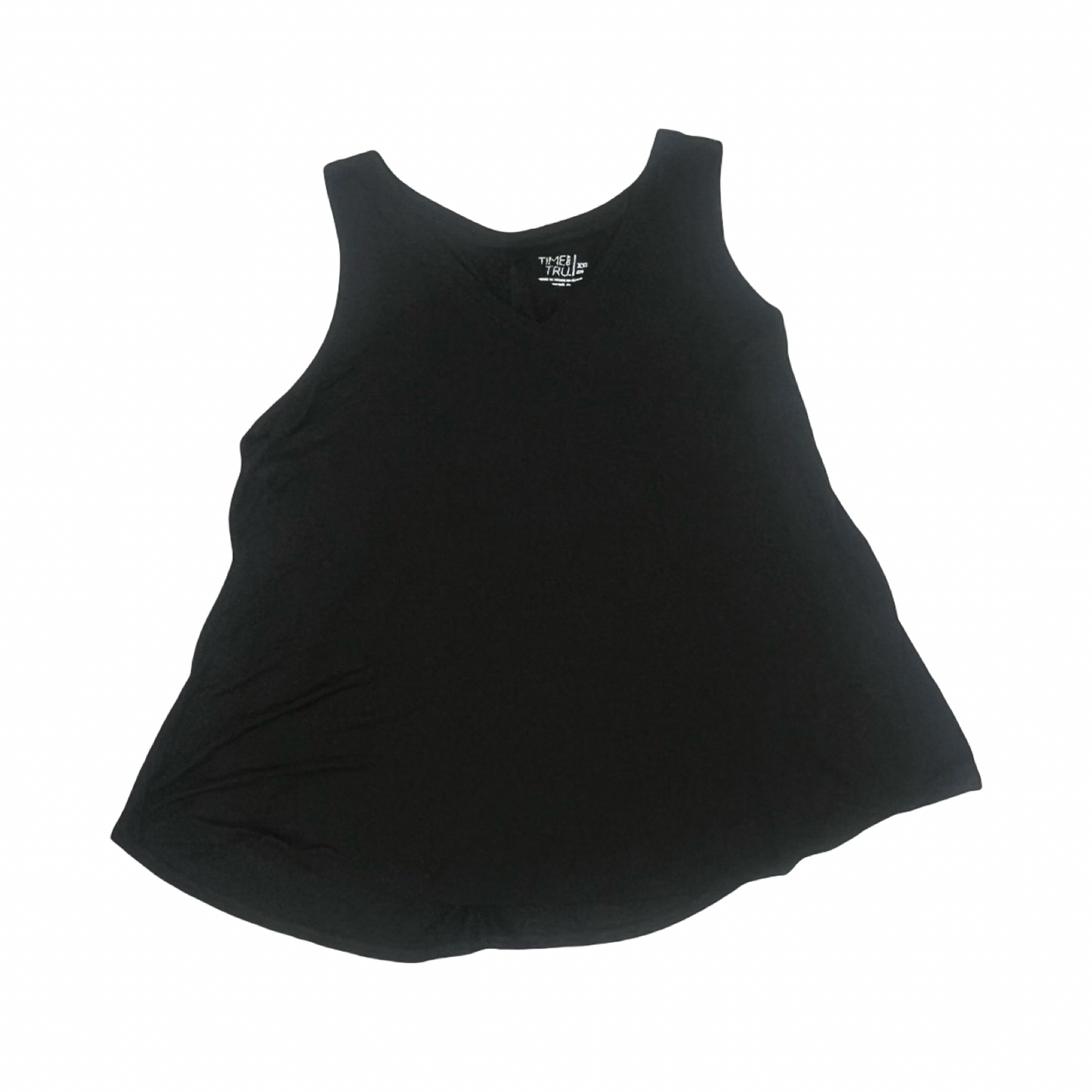 Tank Top By Time And Tru In Black, Size:Xxl