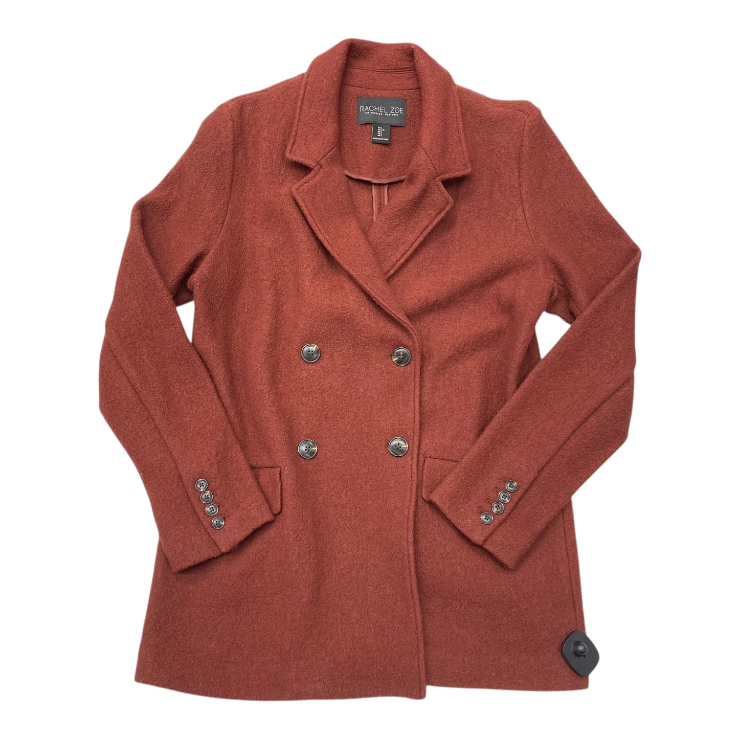 Coat Wool By Rachel Zoe In Red, Size:L