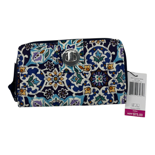 Wallet By Vera Bradley In Blue, Size:Large