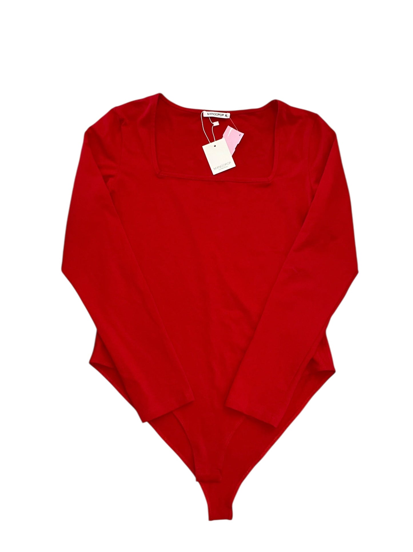 Bodysuit By Mangopop In Red, Size:Xl