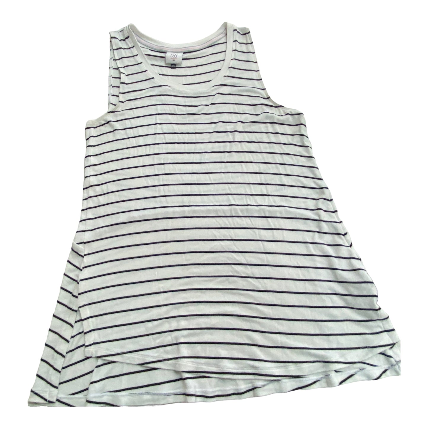 White Top Sleeveless Cabi, Size Xs