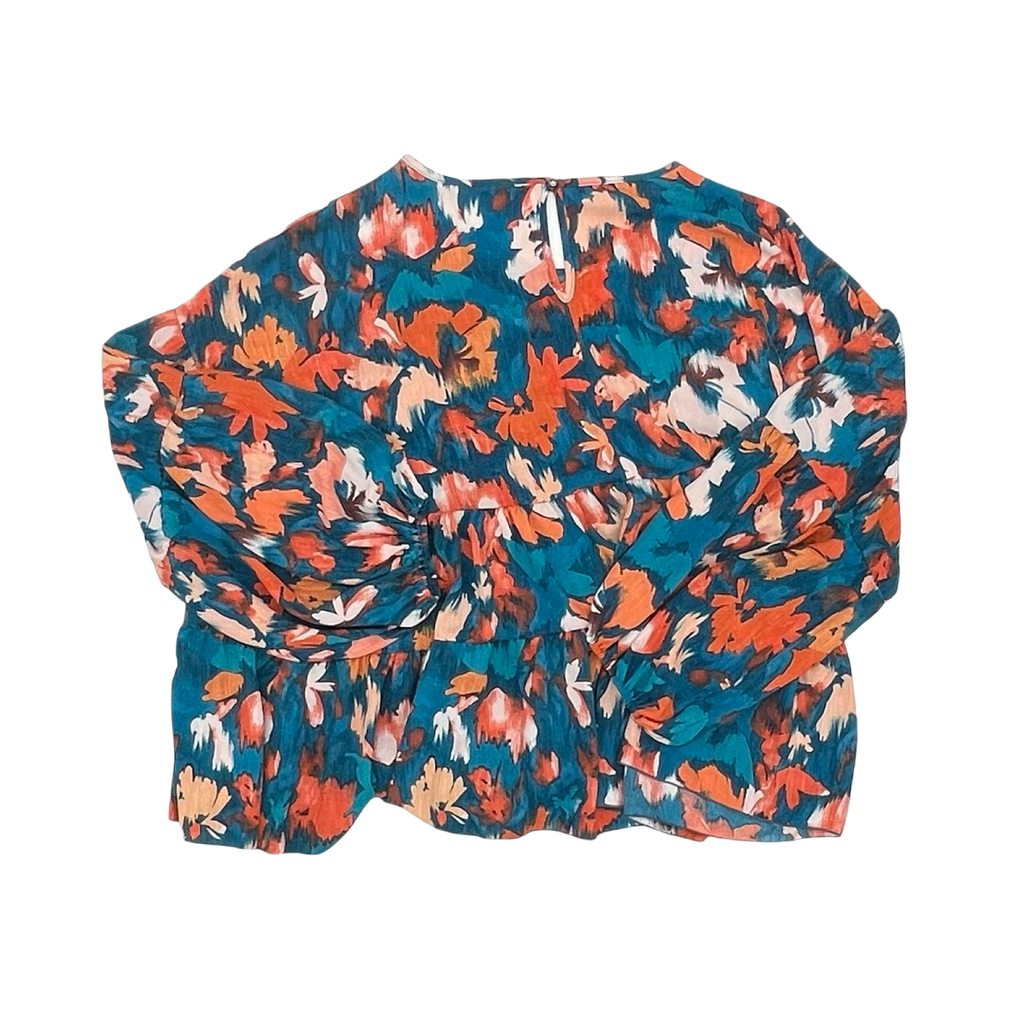 Blouse Ls By Haptics In Floral Print, Size:2X