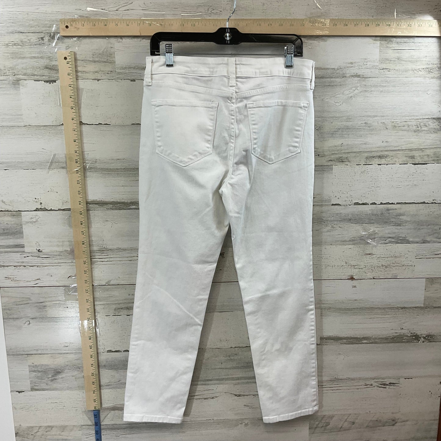 White Denim Jeans Straight Not Your Daughters Jeans, Size 10