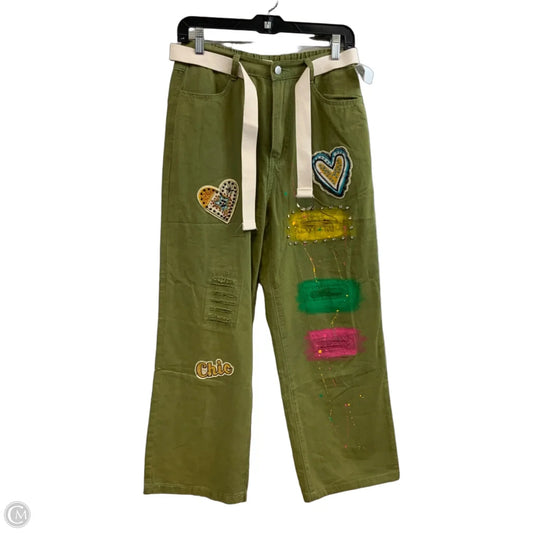Pants Cargo & Utility By Pol In Green, Size: S