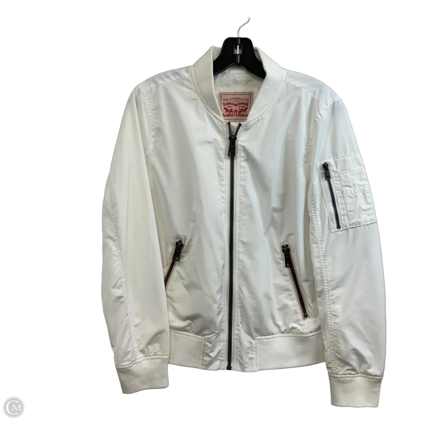 Jacket Other By Levis In White, Size: M