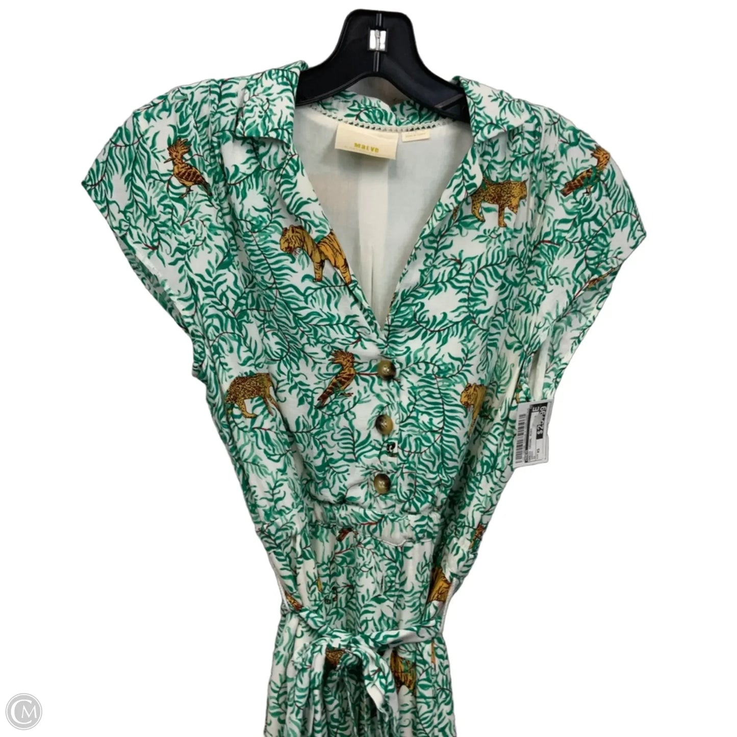 Dress Casual Midi By Maeve In Green, Size: Xs