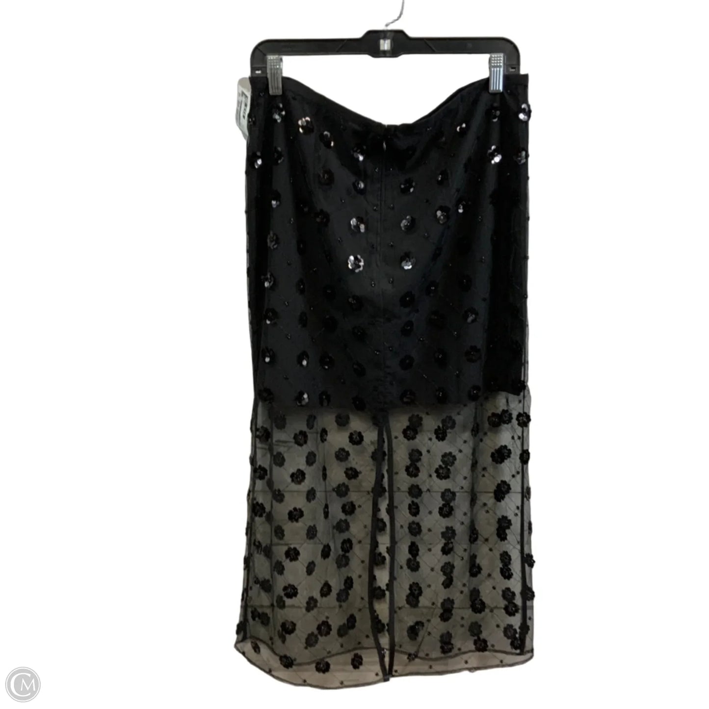 Skirt Midi By Loft In Black, Size: M