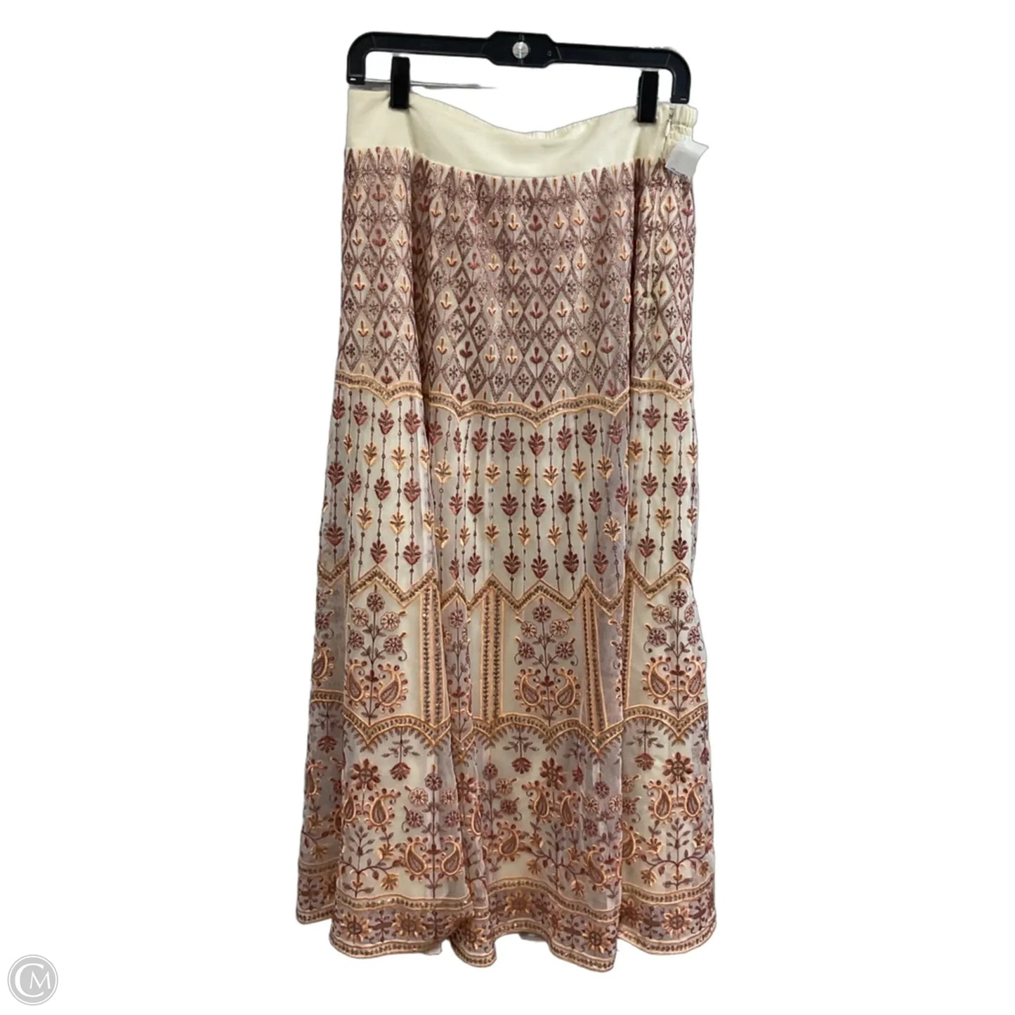 Skirt Maxi By Soft Surroundings In Cream, Size: S