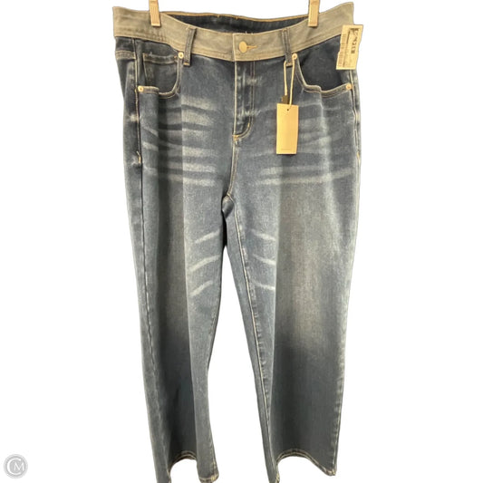 Jeans Wide Leg By Clothes Mentor In Blue, Size: 2x