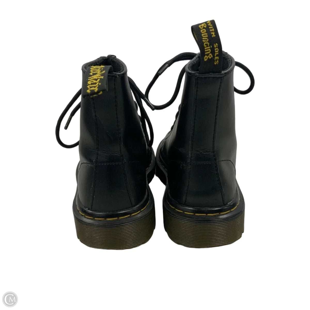 Boots Ankle Flats By Dr Martens In Black, Size: 5