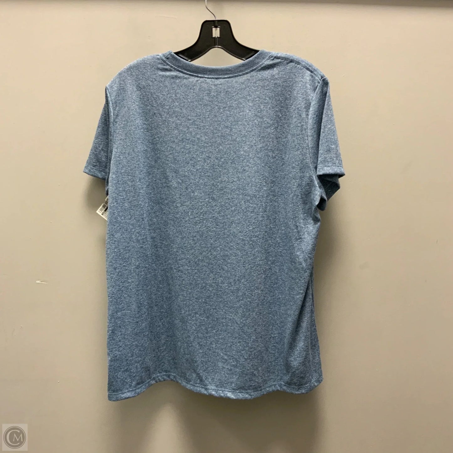 Athletic Top Short Sleeve By Nike In Blue, Size: Xl