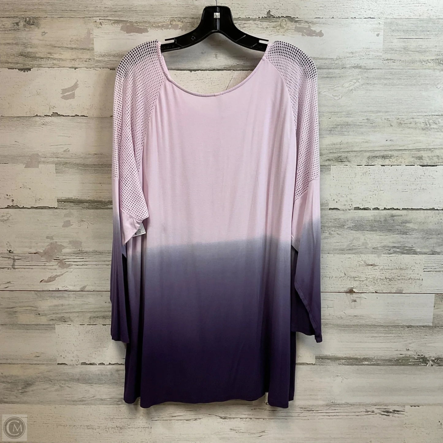 Top Long Sleeve By Clothes Mentor In Purple, Size: 2x