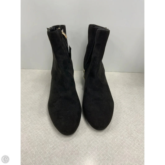 Boots Ankle Heels By Liz Claiborne In Black, Size: 11