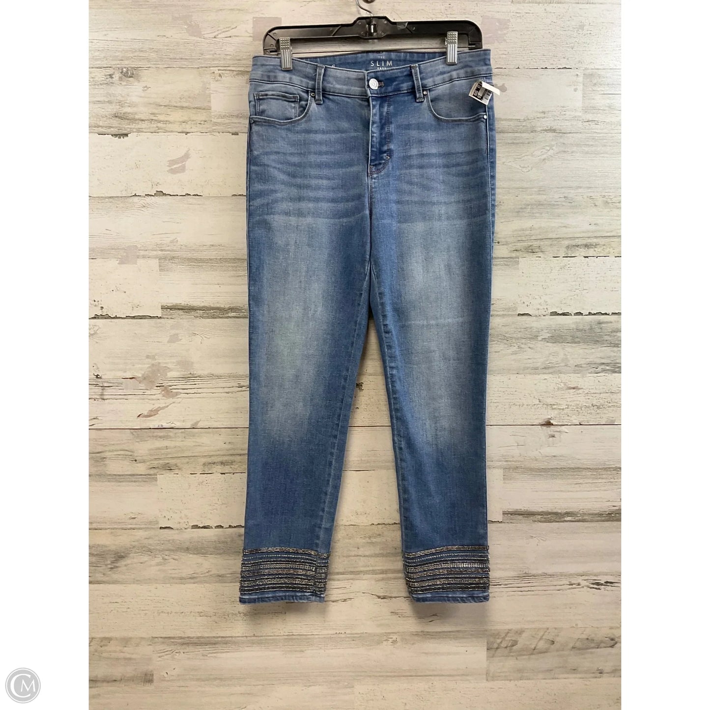 Jeans Cropped By White House Black Market In Blue Denim, Size: 6