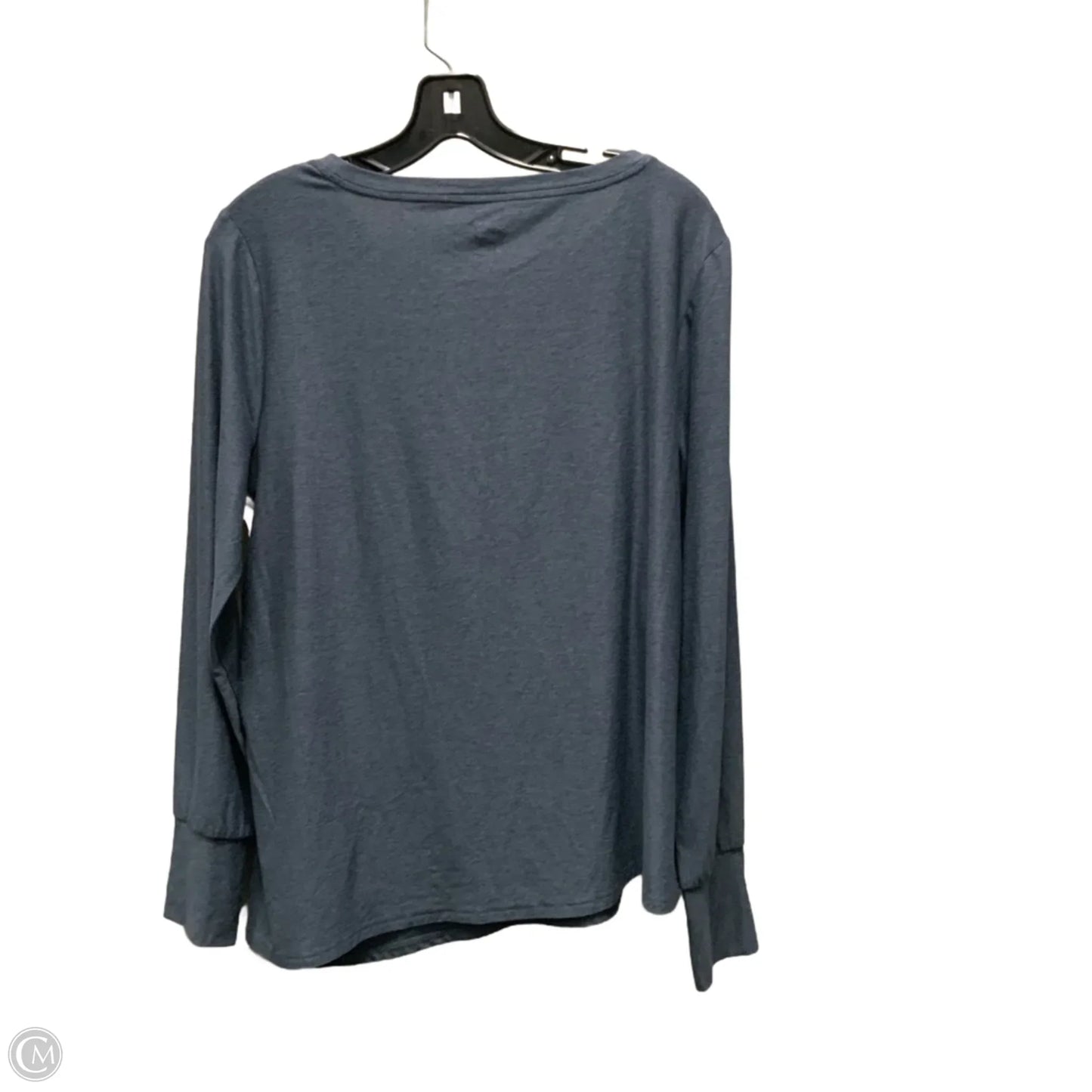 Athletic Top Long Sleeve Crewneck By Old Navy In Blue, Size: L