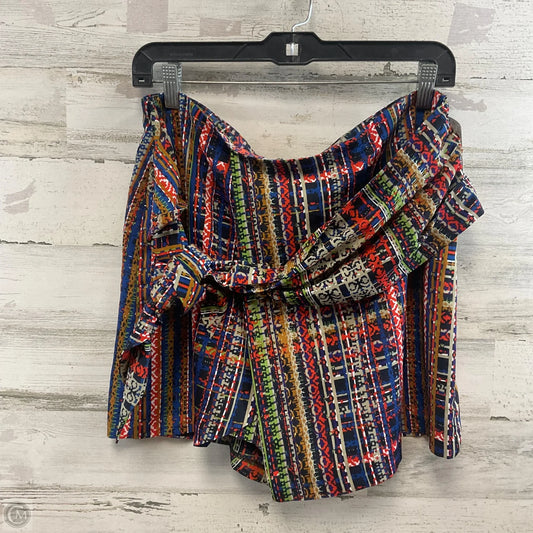 Skort By Cabi In Blue & Red, Size: 8