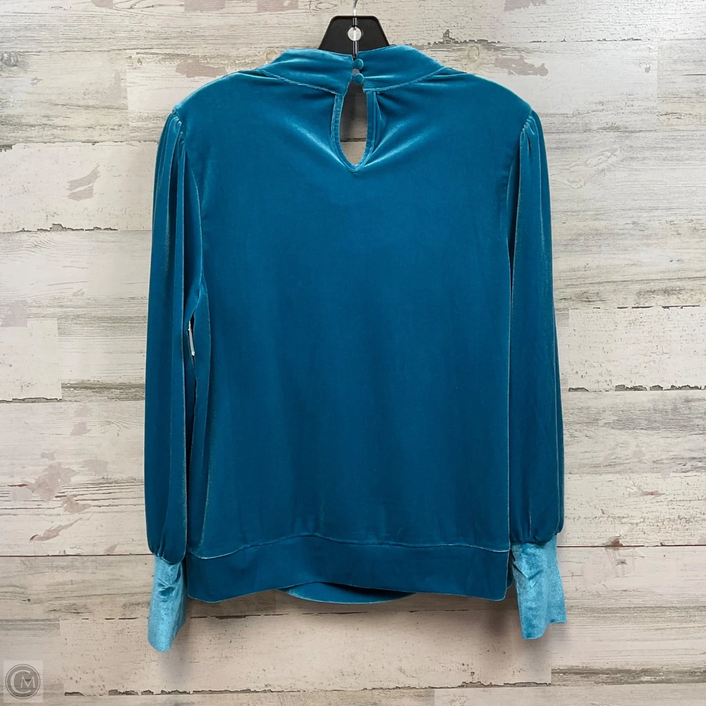 Top Long Sleeve By Thml In Blue, Size: S