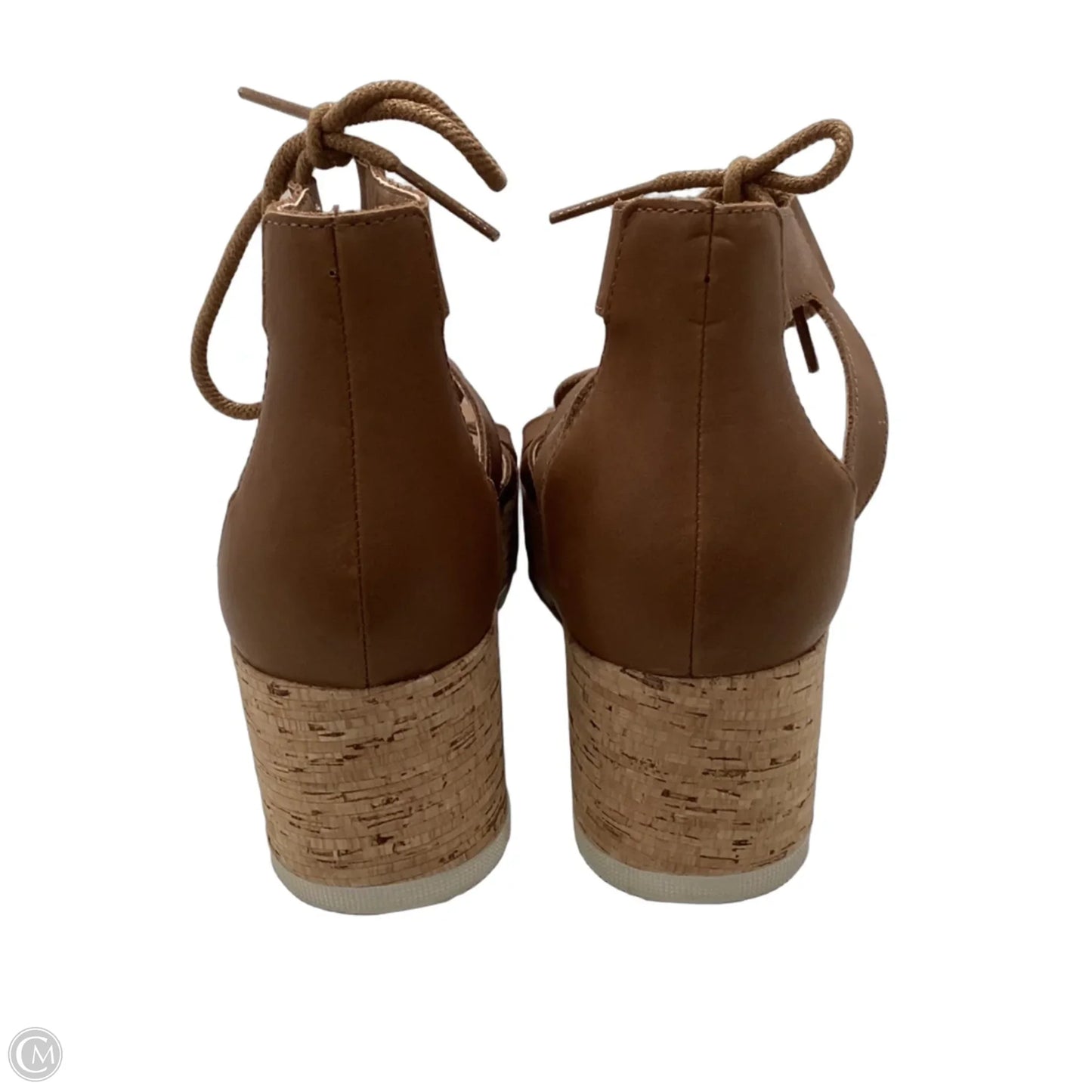 Sandals Heels Wedge By Sorel In Brown, Size: 10