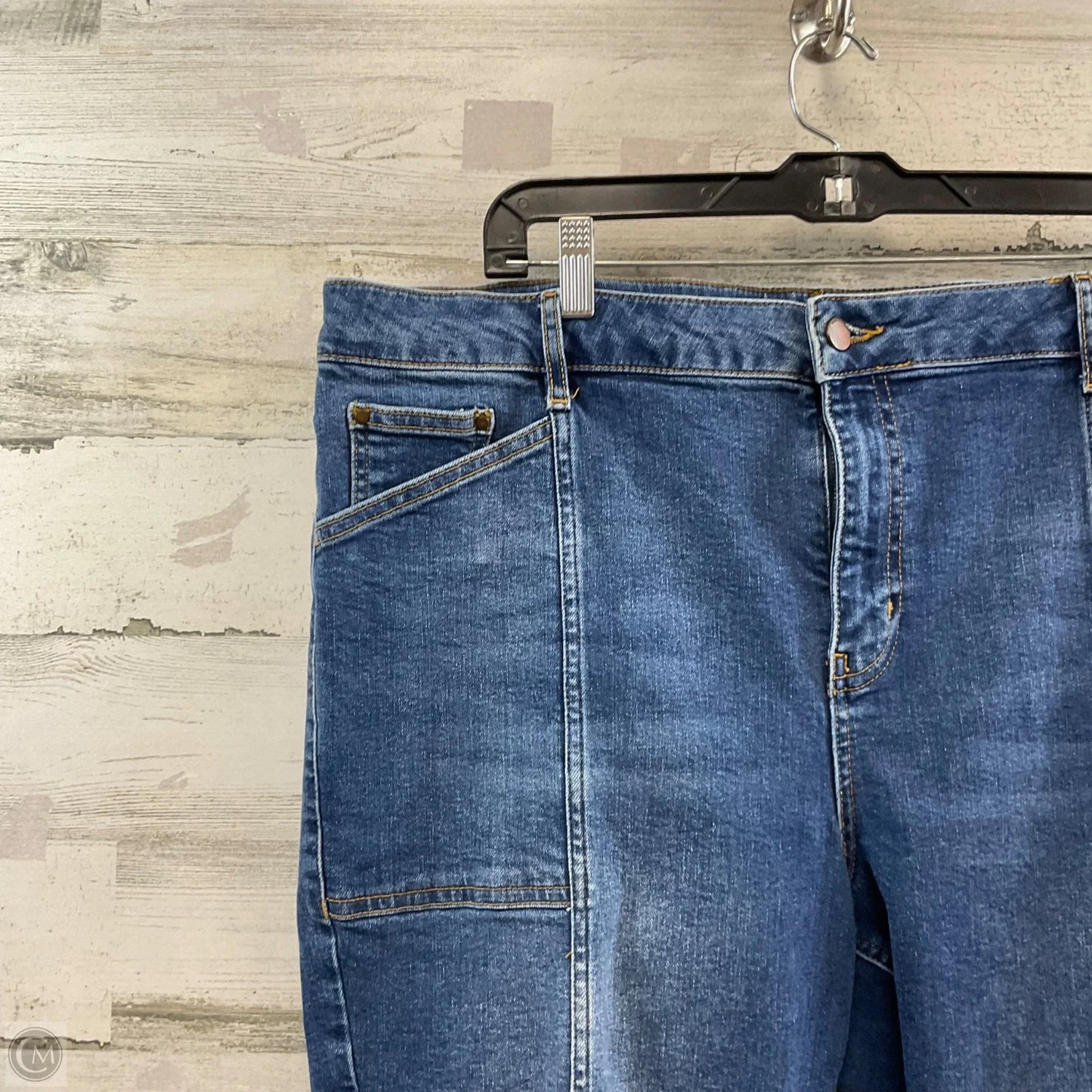 Jeans Skinny By Boden In Blue Denim, Size: 20