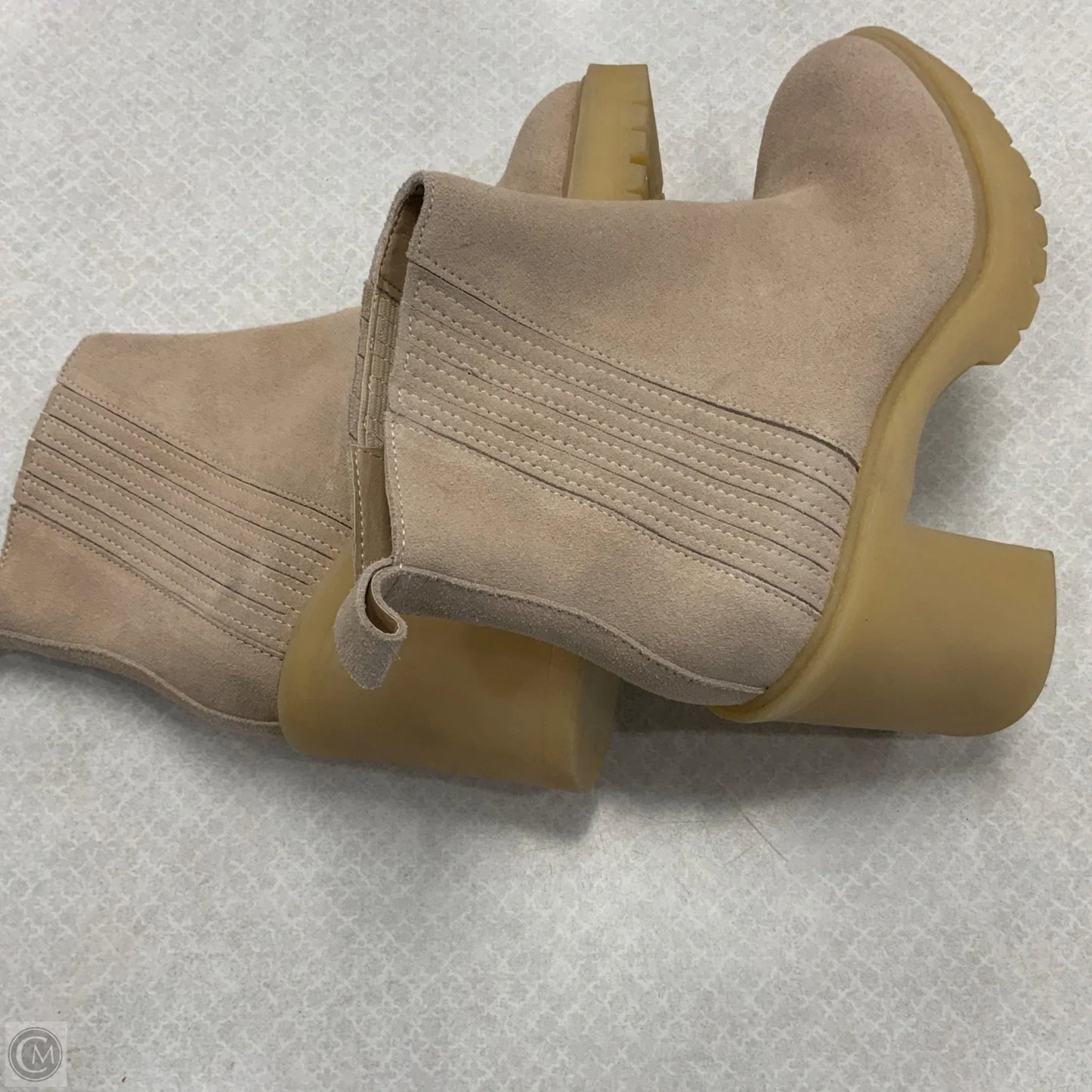 Boots Ankle Heels By Dolce Vita In Tan, Size: 9.5