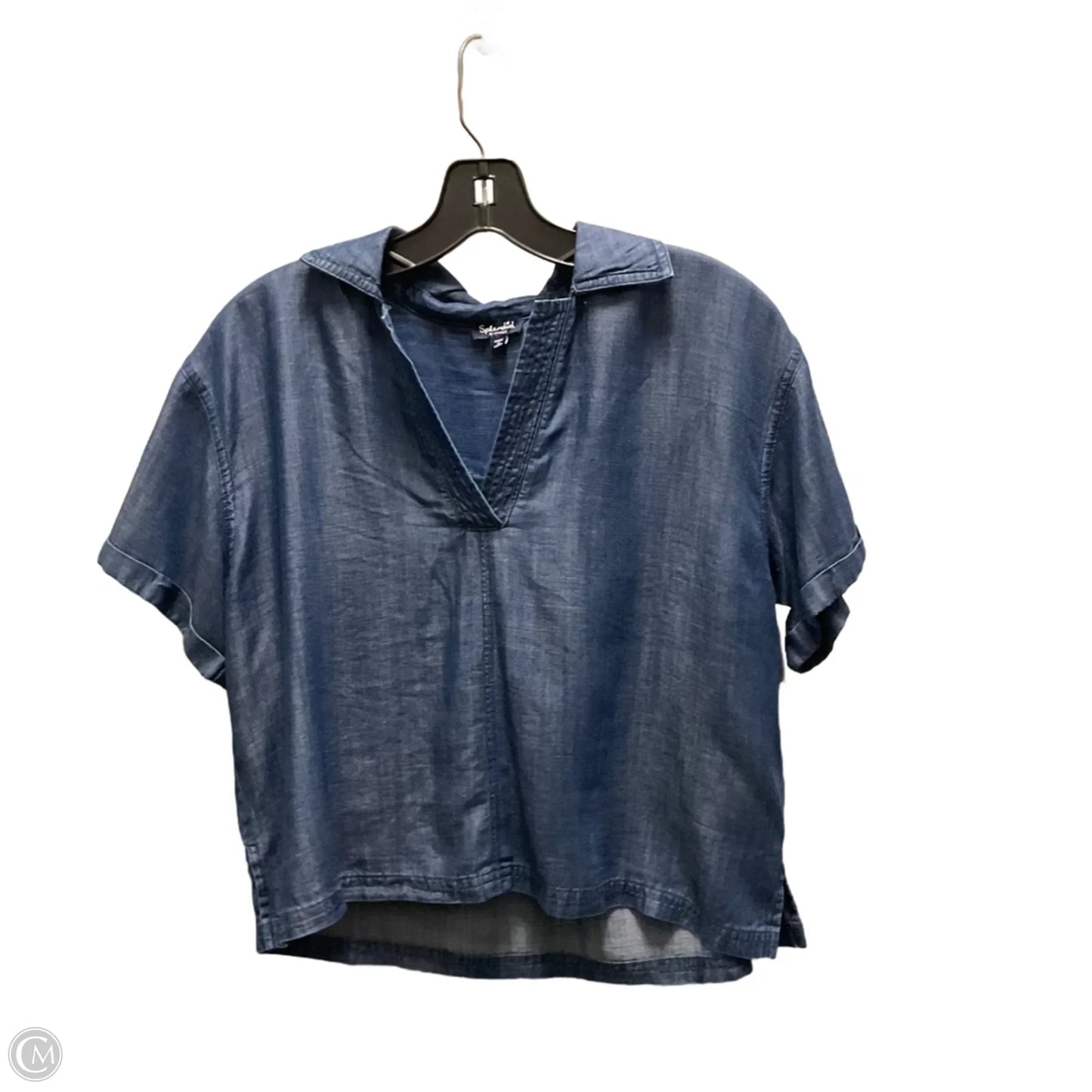 Top Short Sleeve By Splendid In Blue, Size: Xs