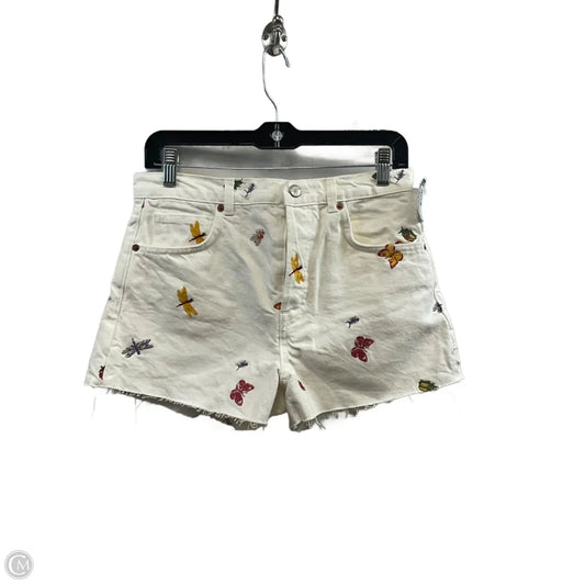 Shorts By Reformation In White Denim, Size: 4