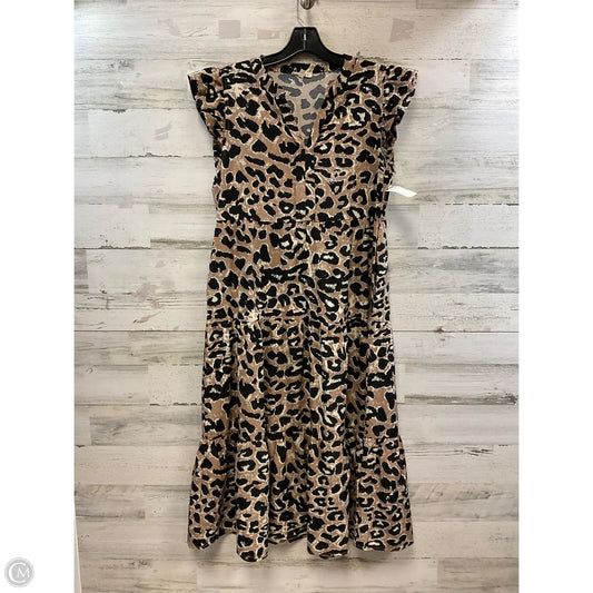 Dress Casual Maxi By Jodifl In Animal Print, Size: S