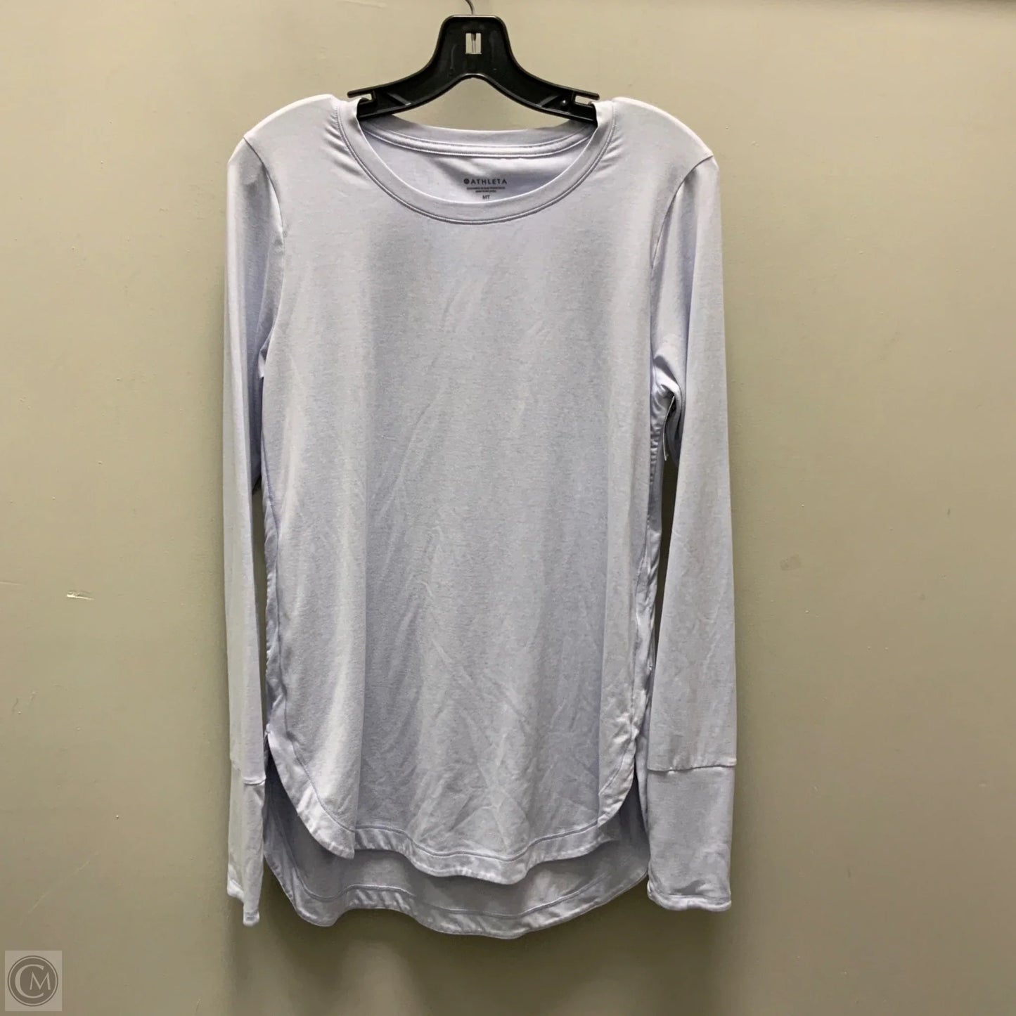 Athletic Top Long Sleeve Crewneck By Athleta In Blue, Size: M