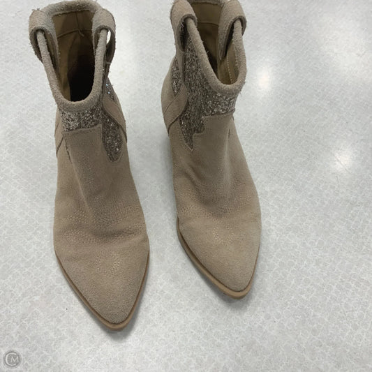 Boots Ankle Heels By Dolce Vita In Beige, Size: 6