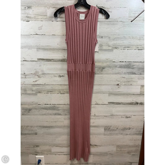 Dress Casual Maxi By Varley In Pink, Size: Xs
