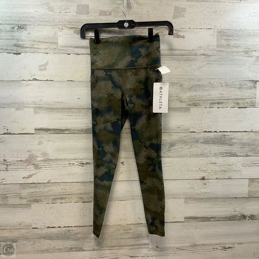 Athletic Leggings By Athleta In Green, Size: Xxs