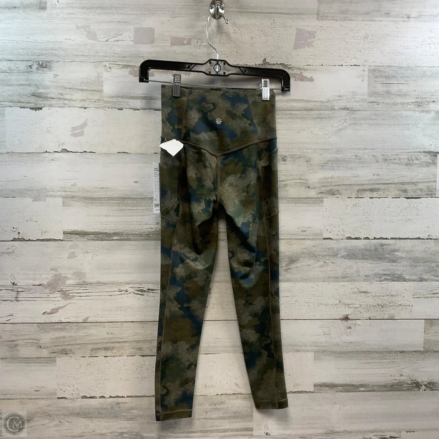 Athletic Leggings By Athleta In Green, Size: Xxs