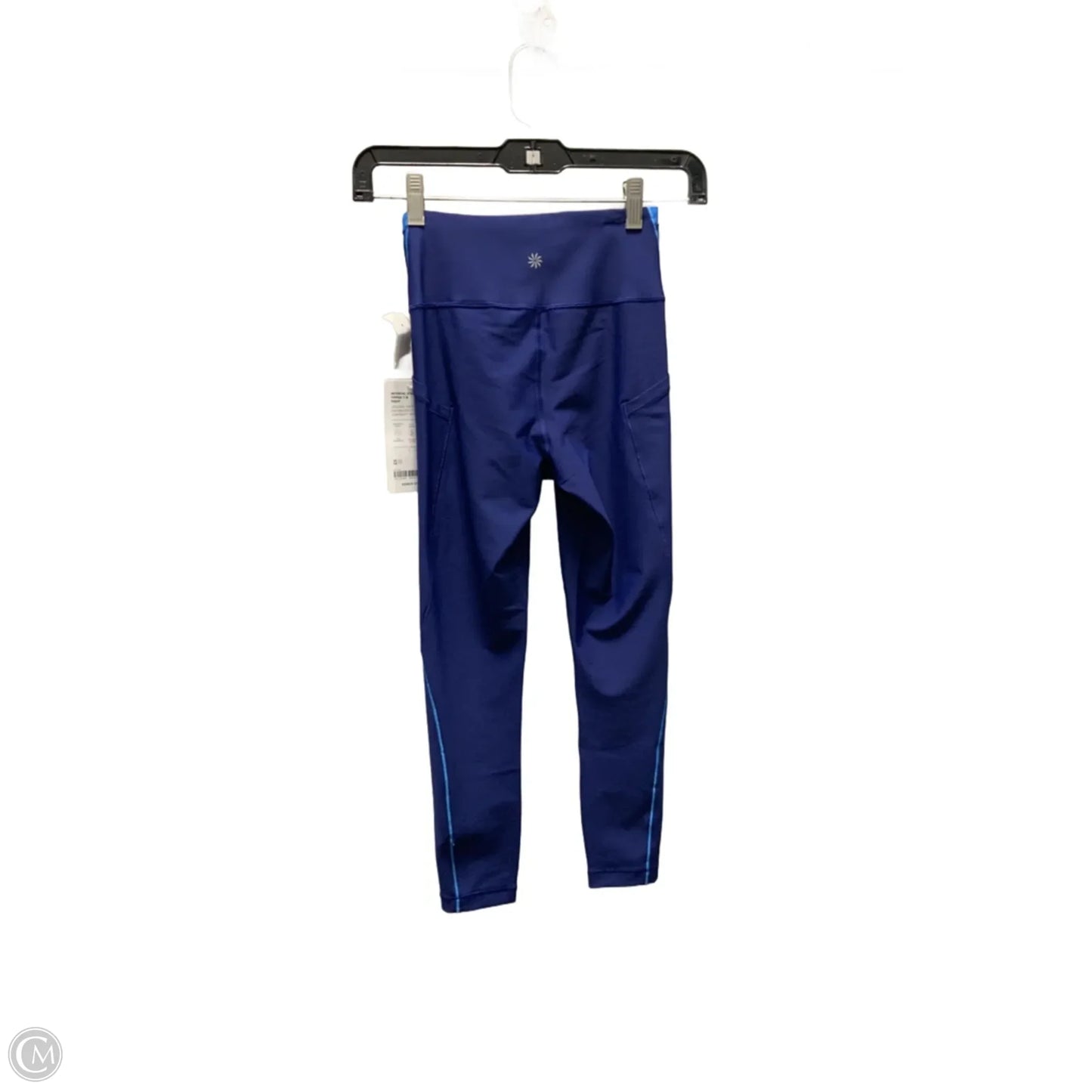 Athletic Leggings By Athleta In Blue, Size: Xxs