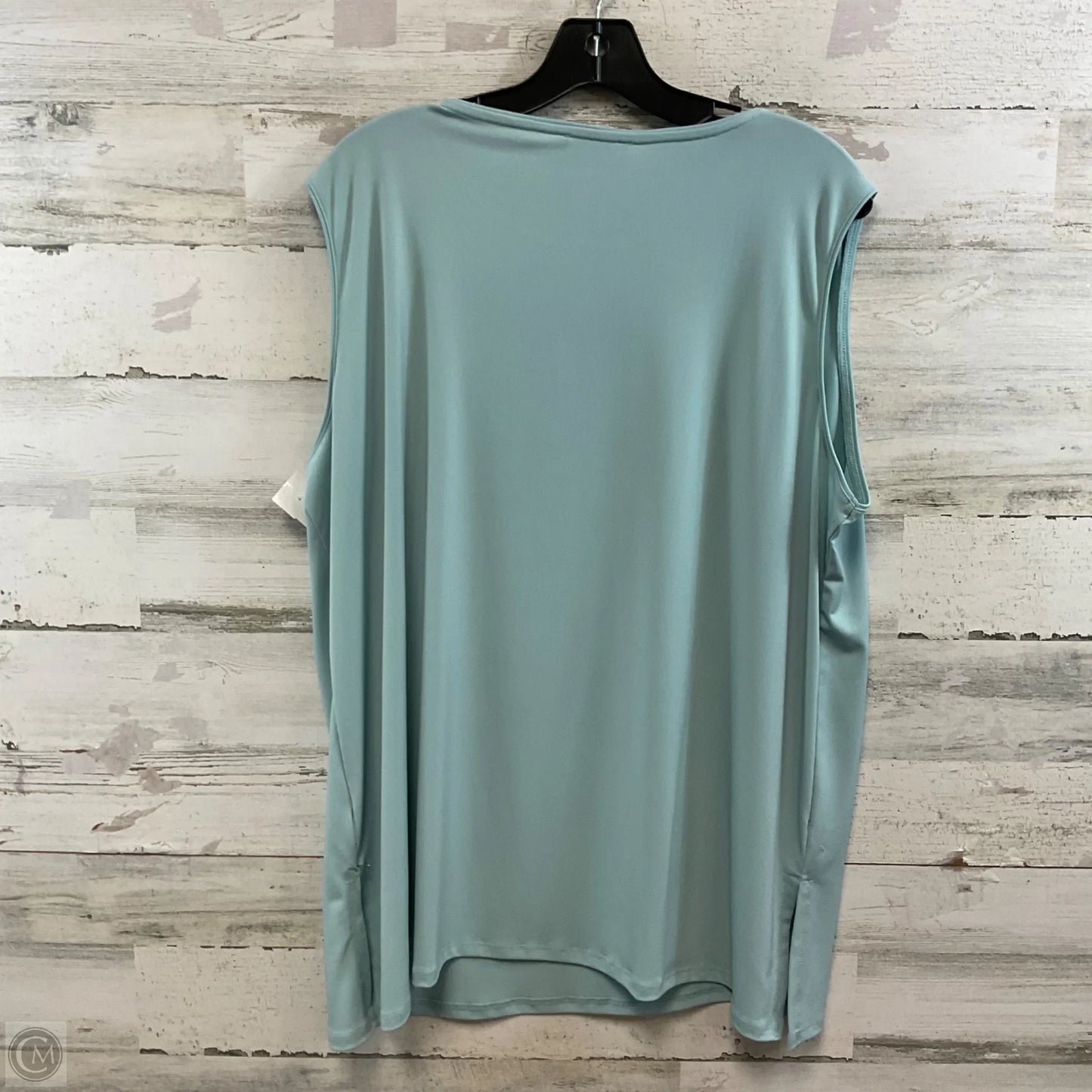 Top Sleeveless By Zenana Outfitters In Green, Size: 3x