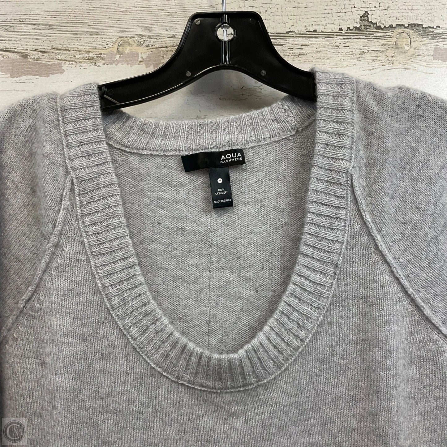 Sweater Cashmere By Aqua In Grey, Size: M
