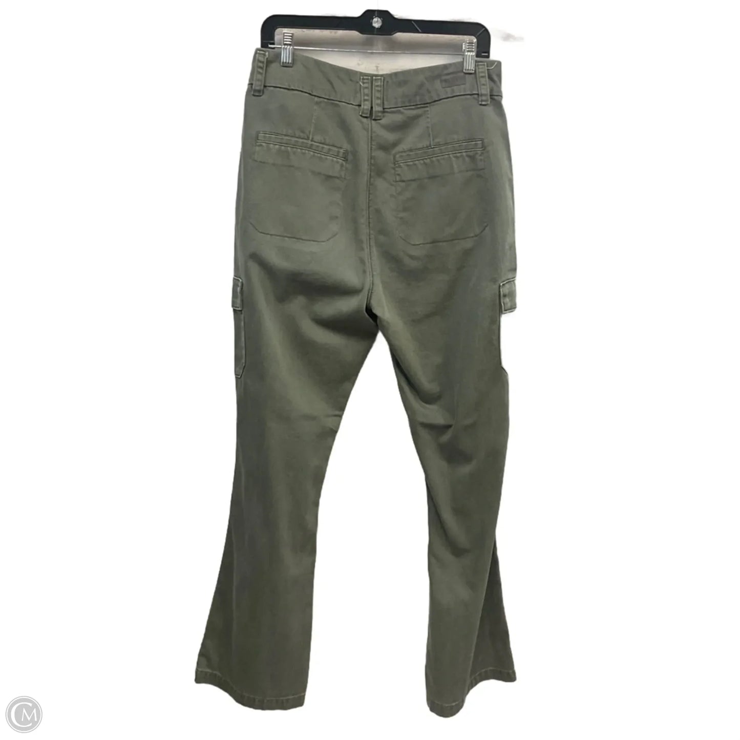 Jeans Flared By Paige In Green, Size: 12