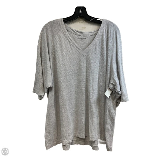 Top Long Sleeve By Eileen Fisher In Grey, Size: 2x