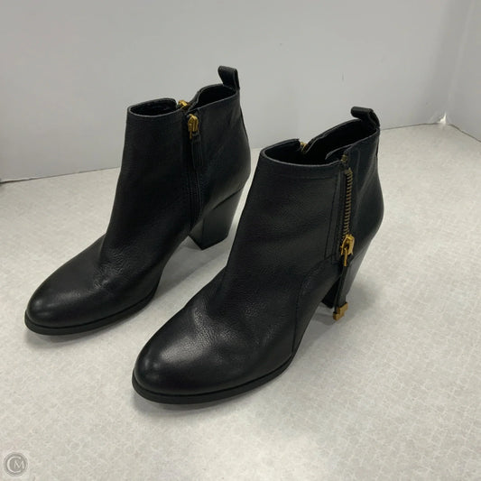 Boots Ankle Heels By Franco Sarto In Black, Size: 6