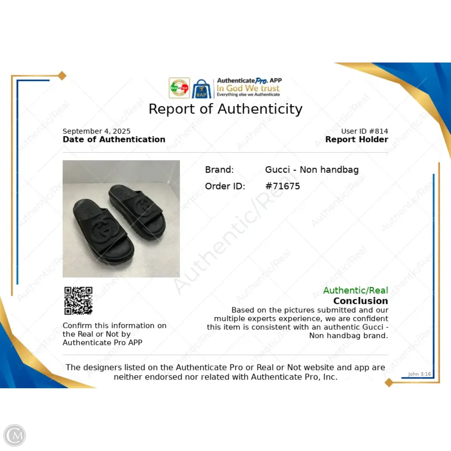 Sandals Luxury Designer By Gucci In Black, Size: 8