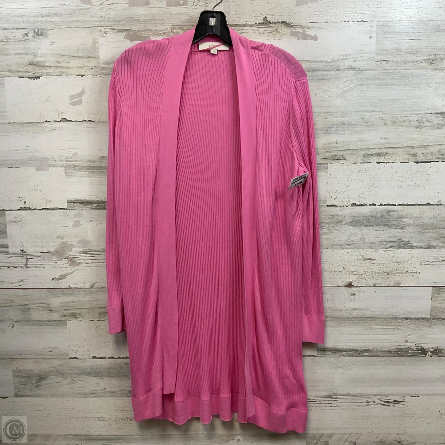 Cardigan By Loft In Pink, Size: L